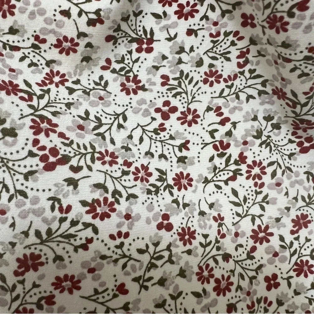 J. Crew Classic Secret Wash stretch cotton poplin shirt Large Floral Button Down